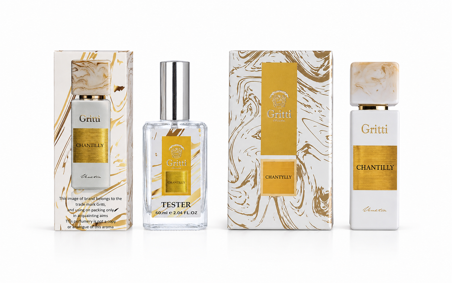Gritti Chantilly tester