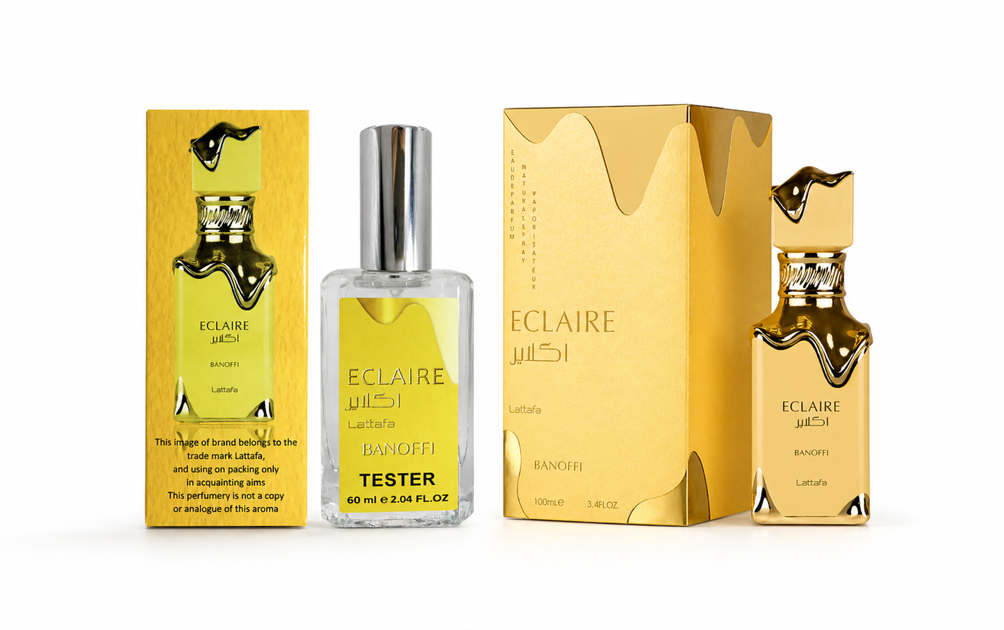 Lattafa Perfumes Eclaire Banoffi tester